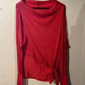 Free people red tunic